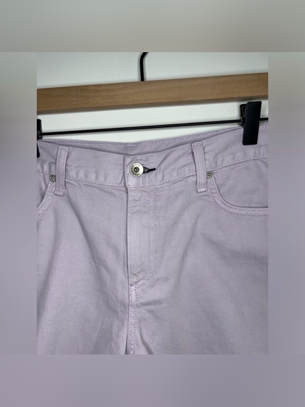 NWT Rag & Bone Denim Cut Off Shorts Size 31 Purple High Rise Frayed Hem - Picture 3 of 6